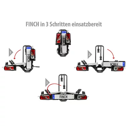 Porte-vélos EUFAB Finch - 2 vélos – Image 4
