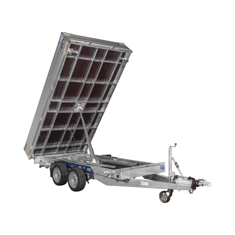 Remorque Tribenne avec pompe électrique - PTAC 3500 kg - Saris – Image 9