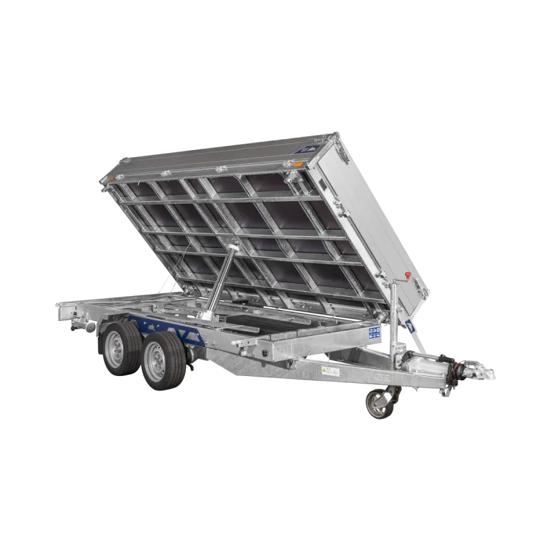 Remorque Tribenne avec pompe électrique - PTAC 3500 kg - Saris – Image 10
