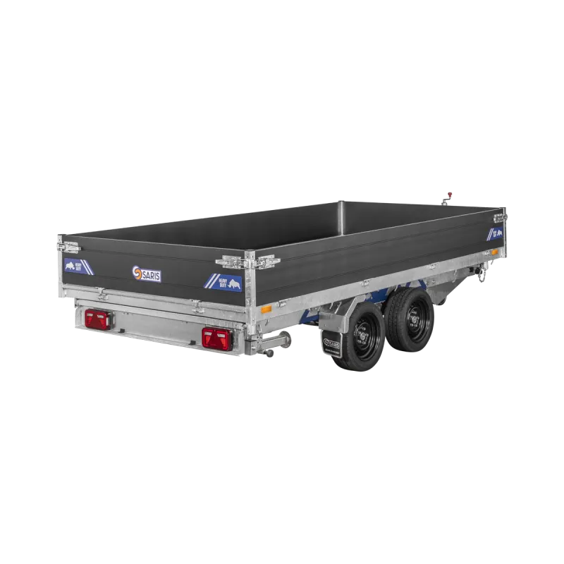 Remorque Tribenne avec pompe électrique - PTAC 3500 kg - Saris