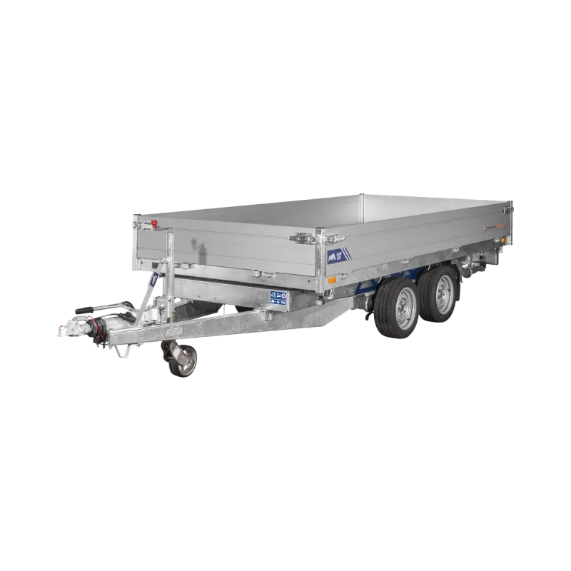 Remorque Tribenne avec pompe électrique - PTAC 3500 kg - Saris – Image 5